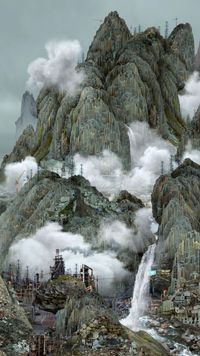 The Clouds 1/7 by Yang Yongliang contemporary artwork moving image