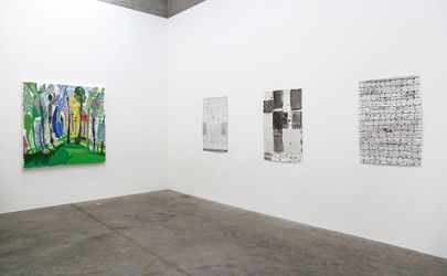 Exhibition view: John Pule, Aukia/Waiting, Jonathan Smart Gallery, Christchurch (9 September–7 October 2022). Courtesy Jonathan Smart Gallery.