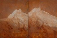 Double Peaks by Kichang Choi contemporary artwork painting, print