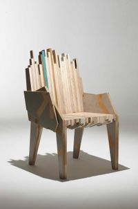 Petroglyph Chair by Studio Nucleo contemporary artwork mixed media