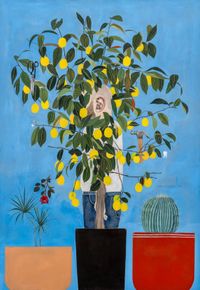 Man In Lemon Tree by Michael Hilsman contemporary artwork