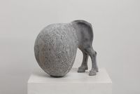 Stone Horse by Yang Maoyuan contemporary artwork sculpture