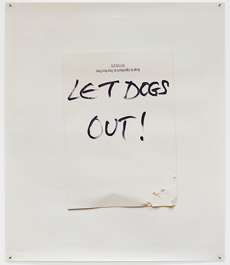 Notes from Jo by Keith Arnatt contemporary artwork
