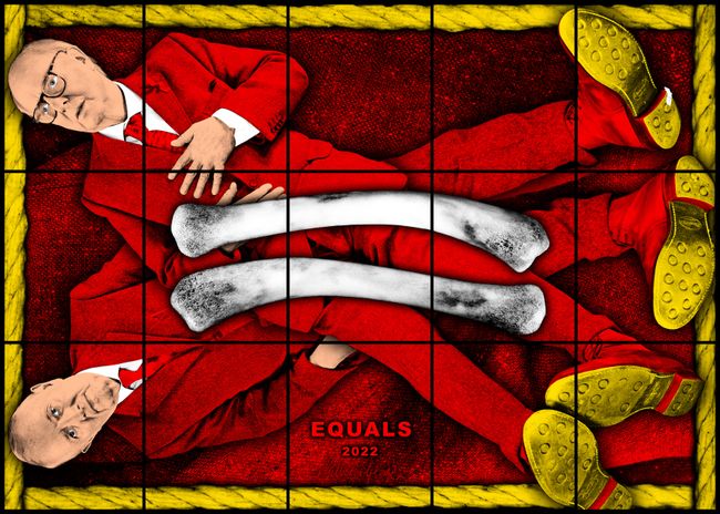 EQUALS by Gilbert & George contemporary artwork