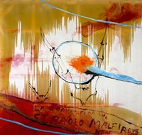 The Conversion of St. Paolo Malfi by Julian Schnabel contemporary artwork painting, works on paper