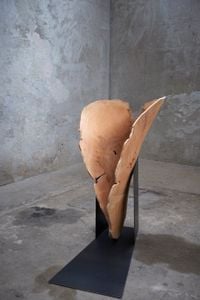 Autumn Leave by Herbert Golser contemporary artwork sculpture