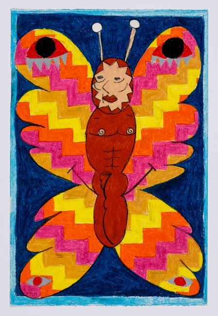 Untitled (moth) #25 by Brendan Huntley contemporary artwork