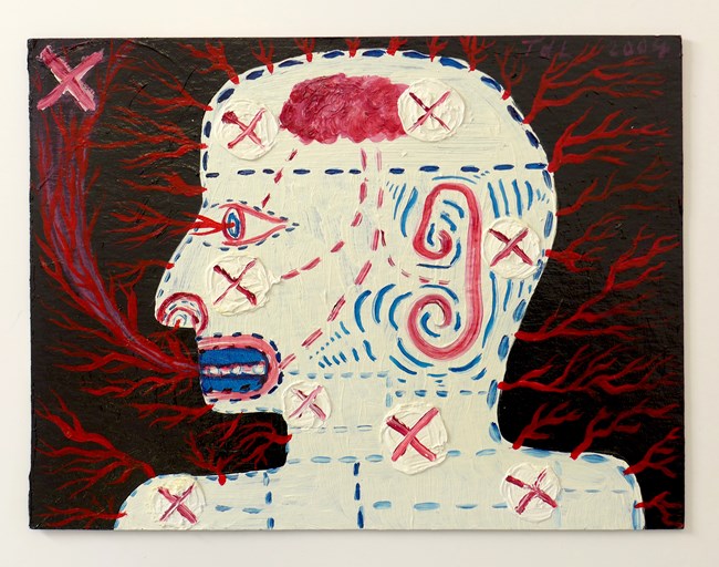 Untitled (Head) by Tony de Lautour contemporary artwork
