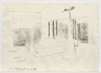 Mausoleum Charlottenburg by Sarah Schumann contemporary artwork painting, works on paper, drawing