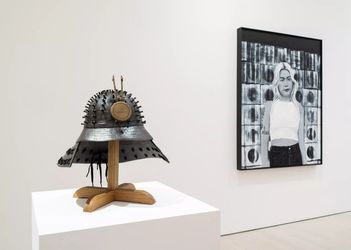 Exhibition view: Glenn Kaino, Walking with a tiger, Pace Gallery, 540 West 25th St, New York (12 January–24 February 2024). Courtesy Pace Gallery.