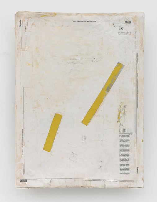 Composition with Yellow by Mark Manders contemporary artwork