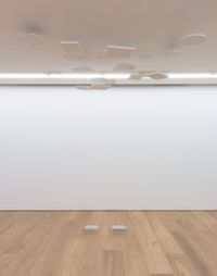 de-finition/method dream canvases by Claude Rutault contemporary artwork installation