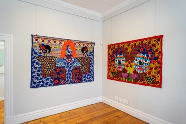 Exhibition view: Sizwe Sama, You Handed Me The Scissors, Christopher Moller Gallery, Cape Town (11 January–19 February 2024). Christopher Moller Gallery, Cape Town.