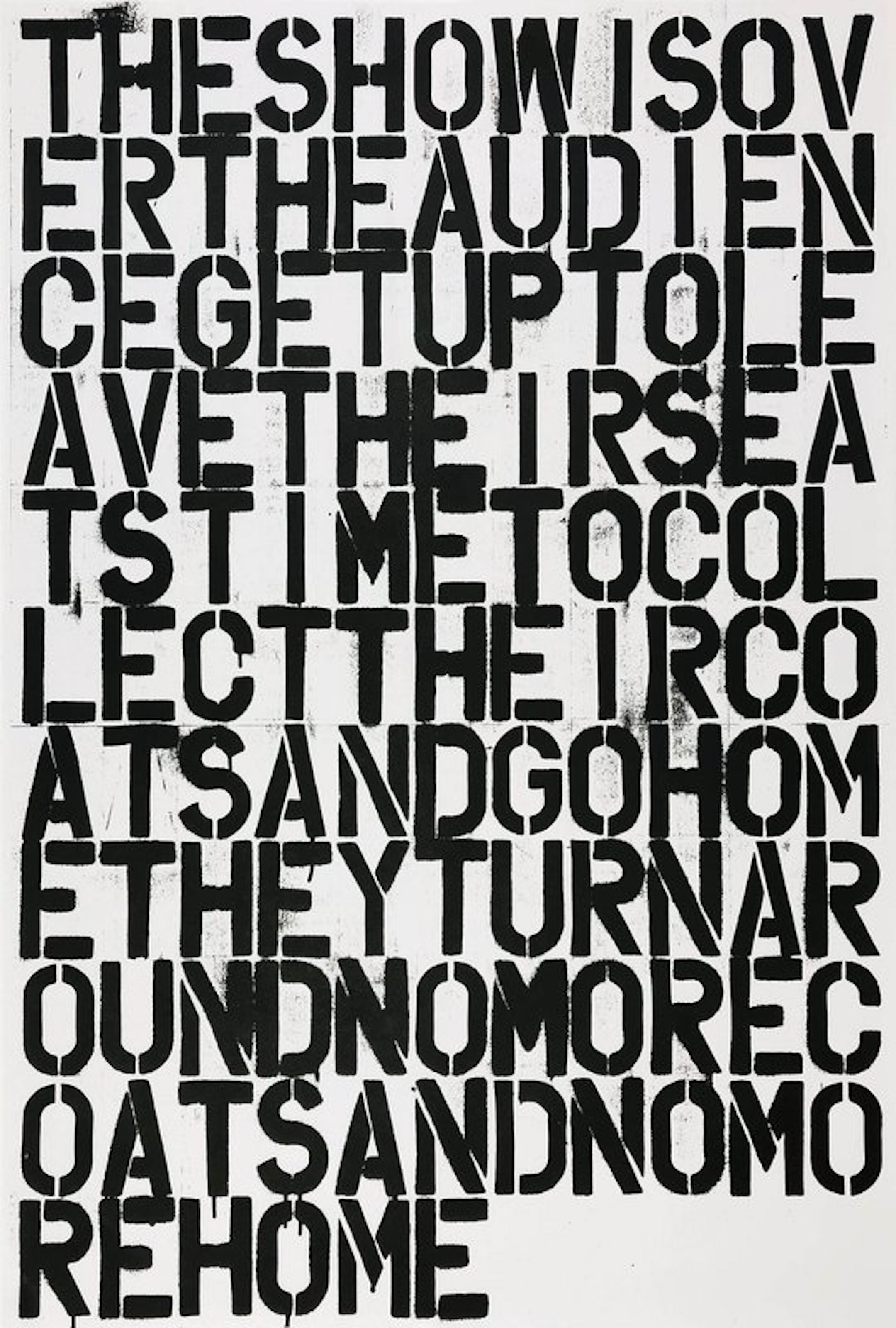 Christopher Wool And Felix Gonzalez-Torres' Art For Sale