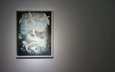 Exhibition view: Xiong Yu, Blue Forest, A Thousand Plateaus Art Space, Chengdu (17 January–28 March 2015). Courtesy A Thousand Plateaus Art Space.