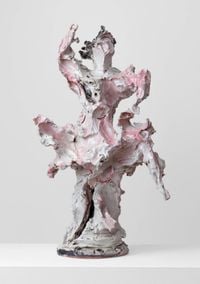Ballerina by Lucio Fontana contemporary artwork sculpture, ceramics