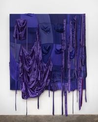 Purple Rain by Anthony Olubunmi Akinbola contemporary artwork painting