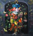After Jan Davidsz De Heem, Festoon of fruit and flowers by Frans Smit contemporary artwork 1