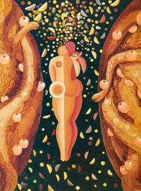 The Lovers by Jung Kangja contemporary artwork painting