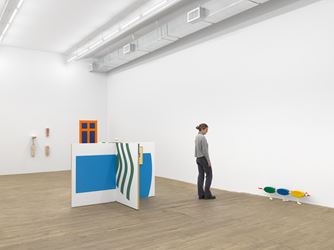 Exhibition view: Camille Blatrix, Pop-up, Andrew Kreps Gallery, Walker St, New York (29 January–6 March 2021). Courtesy the Artist and Andrew Kreps Gallery, New York Photo: Dan Bradica.