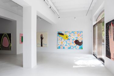 Exhibition view: Gabrielle Graessle, Never Be Lonely, Alzueta Gallery, Turó (6 July–26 July 2023). Courtesy Alzueta Gallery. 