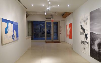 Exhibition view: Denise Green, Paintings, Drawings, Photographs, Sundaram Tagore Gallery, Chelsea, New York (8 January–21 February 2015). Courtesy Sundaram Tagore Gallery.
