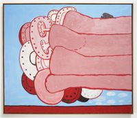 Combat I by Philip Guston contemporary artwork painting