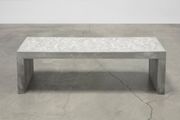 Imprinted Concrete Bench by Sarah Ann Weber contemporary artwork 3