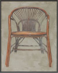 Cane Chair 3 by Zheng Yunhan contemporary artwork painting