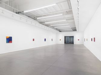 Exhibition view: Markus Amm, How Much Paint Is in a Painting, David Kordansky, New York (10 January–24 February 2024). Courtesy David Kordansky.