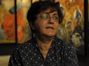 A Retrospective Of The Works Of Nalini Malani Who Paints Is Reverse