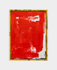 F (red) by David Ostrowski contemporary artwork mixed media