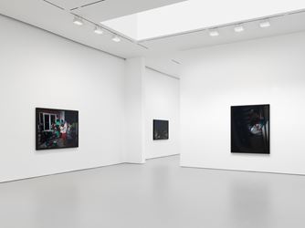 Exhibition view: Stan Douglas, DCTs and Scenes from the Blackout, David Zwirner, 19th Street, New York (22 February–7 April 2018). Courtesy David Zwirner.