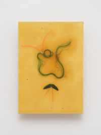 This is Not a Mustache by Haegue Yang contemporary artwork painting, mixed media
