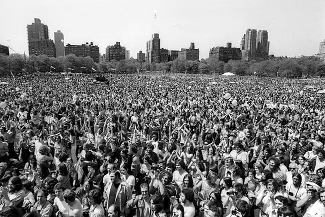 War is over, concert in Central Park by Jean-Pierre Laffont contemporary artwork