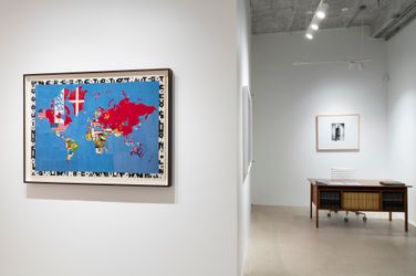 Exhibition view: Alighiero Boetti, Mappe, Robilant + Voena, New York (27 April–17 June 2023). Courtesy Robilant + Voena.