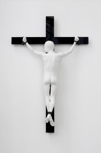 Reversed Crucifix by Elmgreen & Dragset contemporary artwork