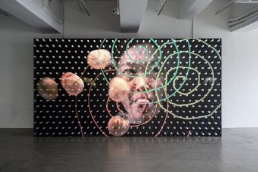 Exhibition view: Aki Sasamoto, Sounding Lines, Para Site, Hong Kong (16 March–28 July 2024). Courtesy Para Site. Photo: Felix S.C. Wong.