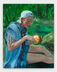 Coconut lover by Jenna Gribbon contemporary artwork painting