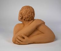 Looking Back by Alessandro Teoldi contemporary artwork sculpture