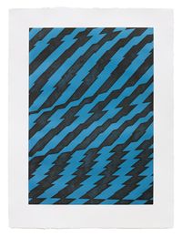 Blackfriars Blue by Richard Deacon contemporary artwork print