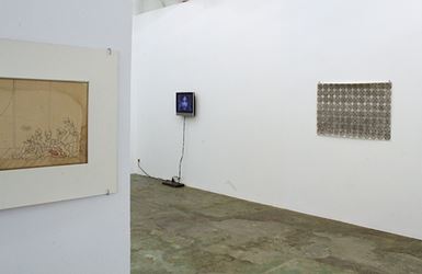 Exhibition view: Group Exhibition, New Art from Pakistan, Thomas Erben Gallery, New York (7 January–20 February 2010). Courtesy Thomas Erben Gallery.
