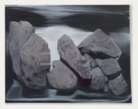 Mondsteine (moon rocks) by Eberhard Havekost contemporary artwork painting