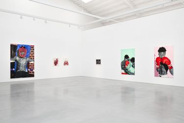 Exhibition view: Otis Kwame Kye Quaicoe, Hall Of Fame, Roberts Projects, Los Angeles (23 March–27 April 2024). Courtesy Roberts Projects.