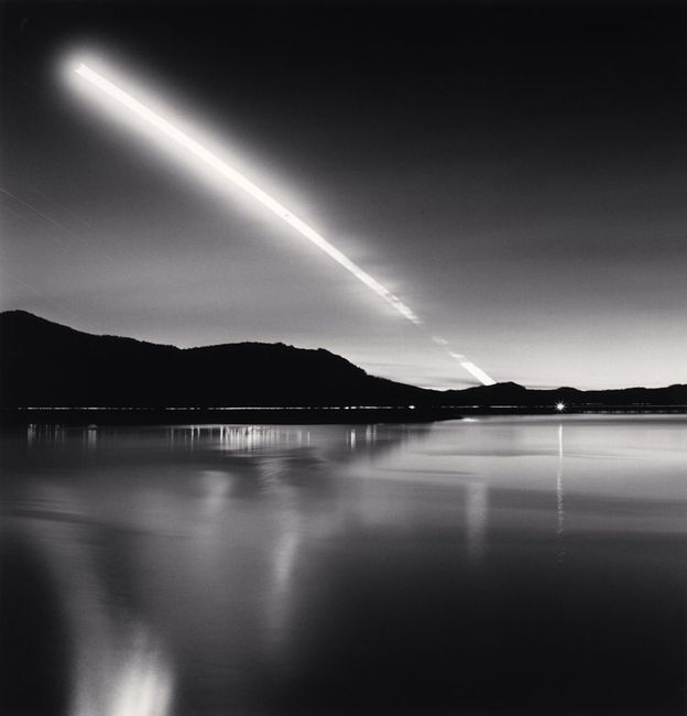 Moon Set, Lake Campotosto by Michael Kenna contemporary artwork