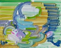 Rainbow 2021-7-1 by Etsu Egami contemporary artwork painting