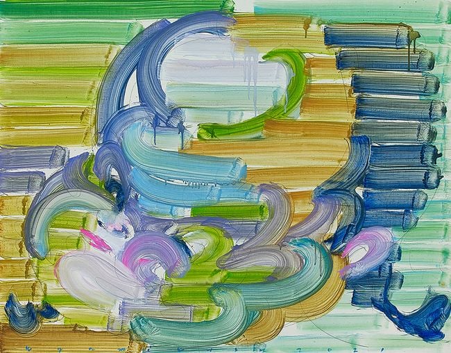 Rainbow 2021-7-1 by Etsu Egami contemporary artwork
