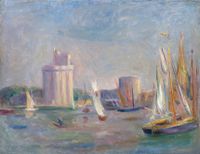 La Rochelle by Pierre-Auguste Renoir contemporary artwork painting