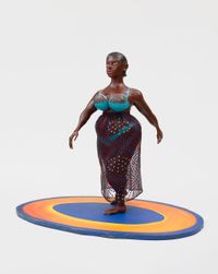 Heroine inspired by the fantasy of Saartjie Bartmann in Paris 2 by Tschabalala Self contemporary artwork sculpture
