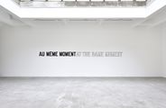 AT THE SAME MOMENT by Lawrence Weiner contemporary artwork 1